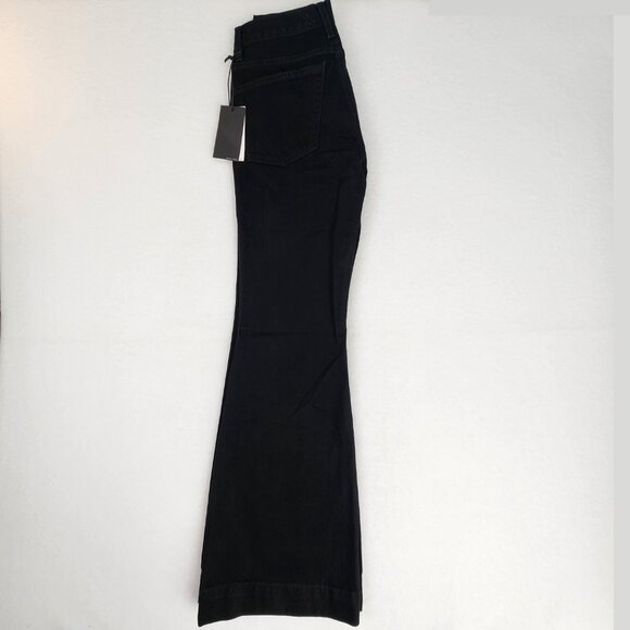 Re/Done Women's Originals 70s Low Rise Bell Bottom Jeans Size 24 Black New - Picture 5 of 12